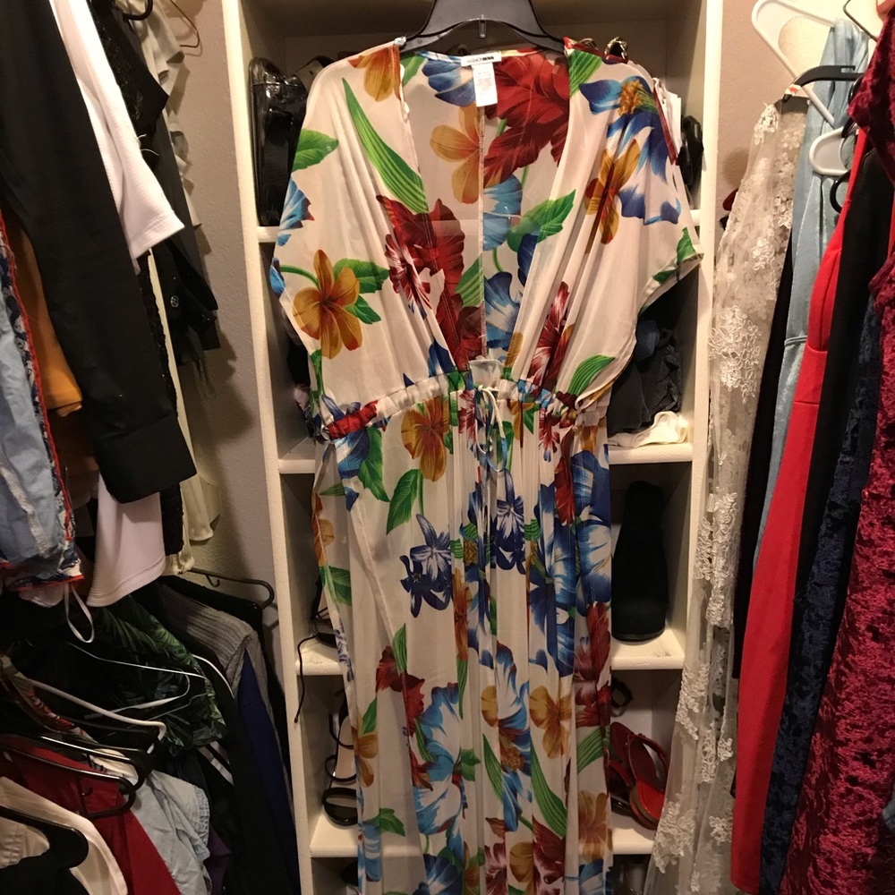 Small colorful swimsuit coverup